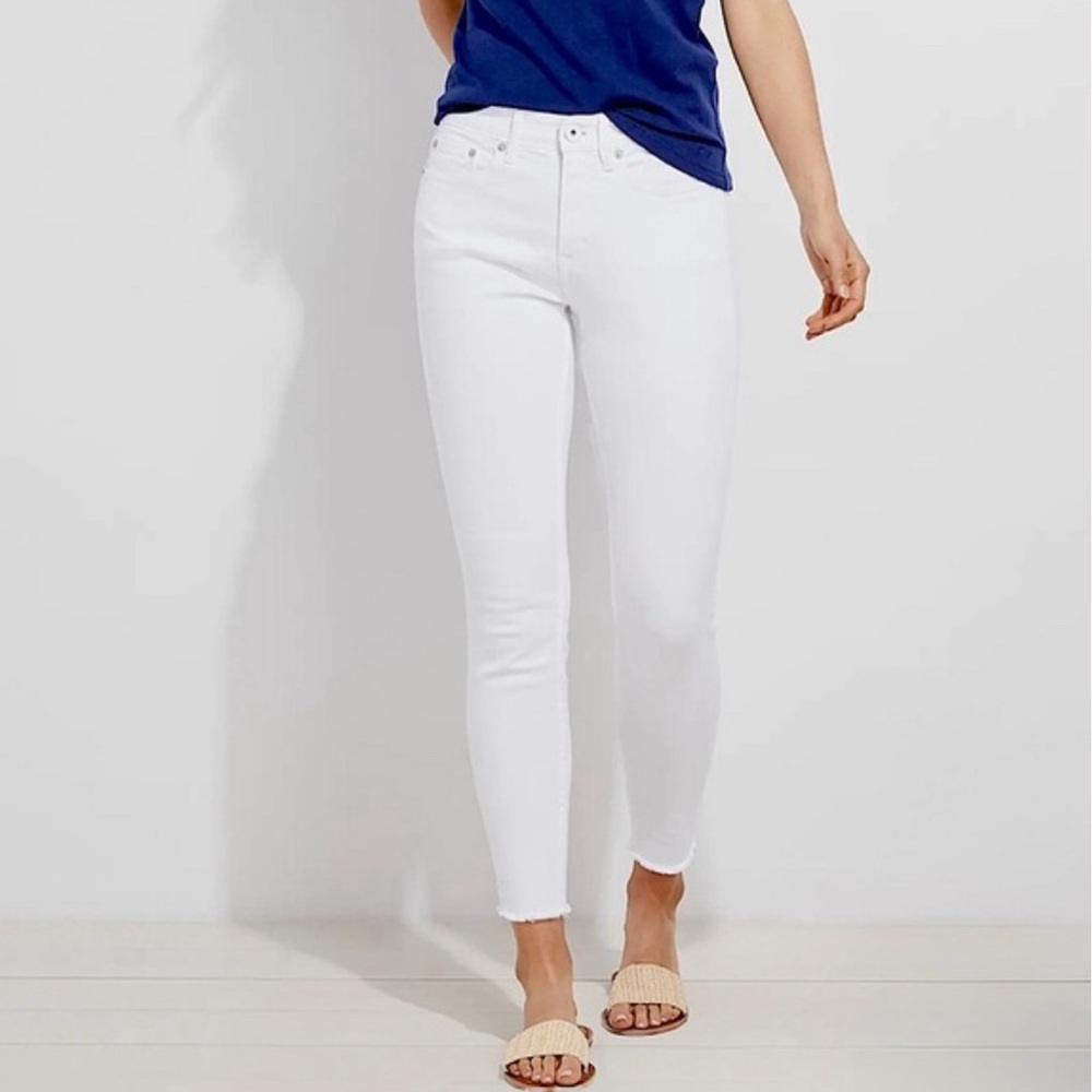 Vineyard Vines High Rise Straight Crop Jeans
